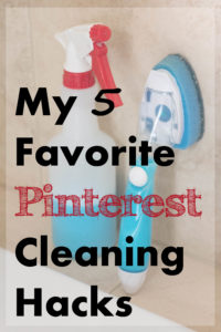 My 5 Favorite Pinterest Cleaning Hacks | https://www.roseclearfield.com