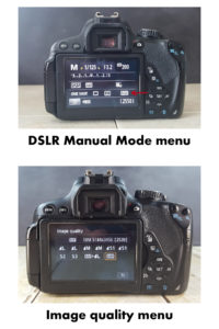 Shooting RAW DSLR Menus | https://www.roseclearfield.com
