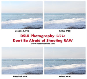 DSLR Photography 101: Don't Be Afraid of Shooting RAW | https://www.roseclearfield.com