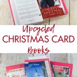 Upcycled Christmas Card Books