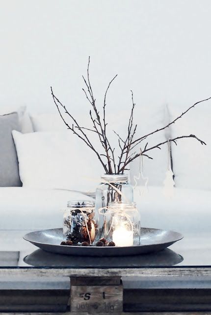 Winter Table Decoration