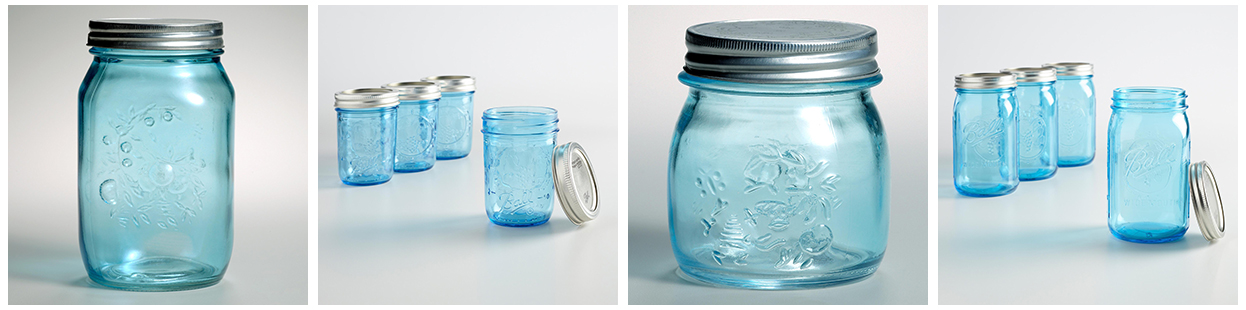 World Market Blue Mason Jars | https://www.roseclearfield.com