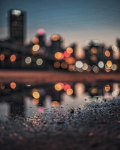 Bokeh City Lights in Pittsburgh, Pennsylvania by Lane Ramage @laneramage