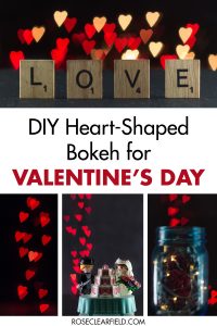 DIY Heart-Shaped Bokeh for Valentine's Day