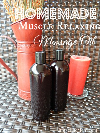 Last-Minute DIY Valentine's Day Gift Ideas - Homemade Muscle Relaxing Massage Oil via Simple Life Mom | https://www.roseclearfield.com