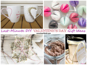 Last Minute DIY Valentine's Day Gift Ideas | https://www.roseclearfield.com