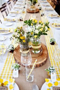 Pantone Spring 2017 Primrose Yellow - Spring Summer Tablescape | https://www.roseclearfield.com