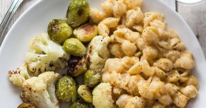 Roasted Cauliflower and Brussel Sprouts