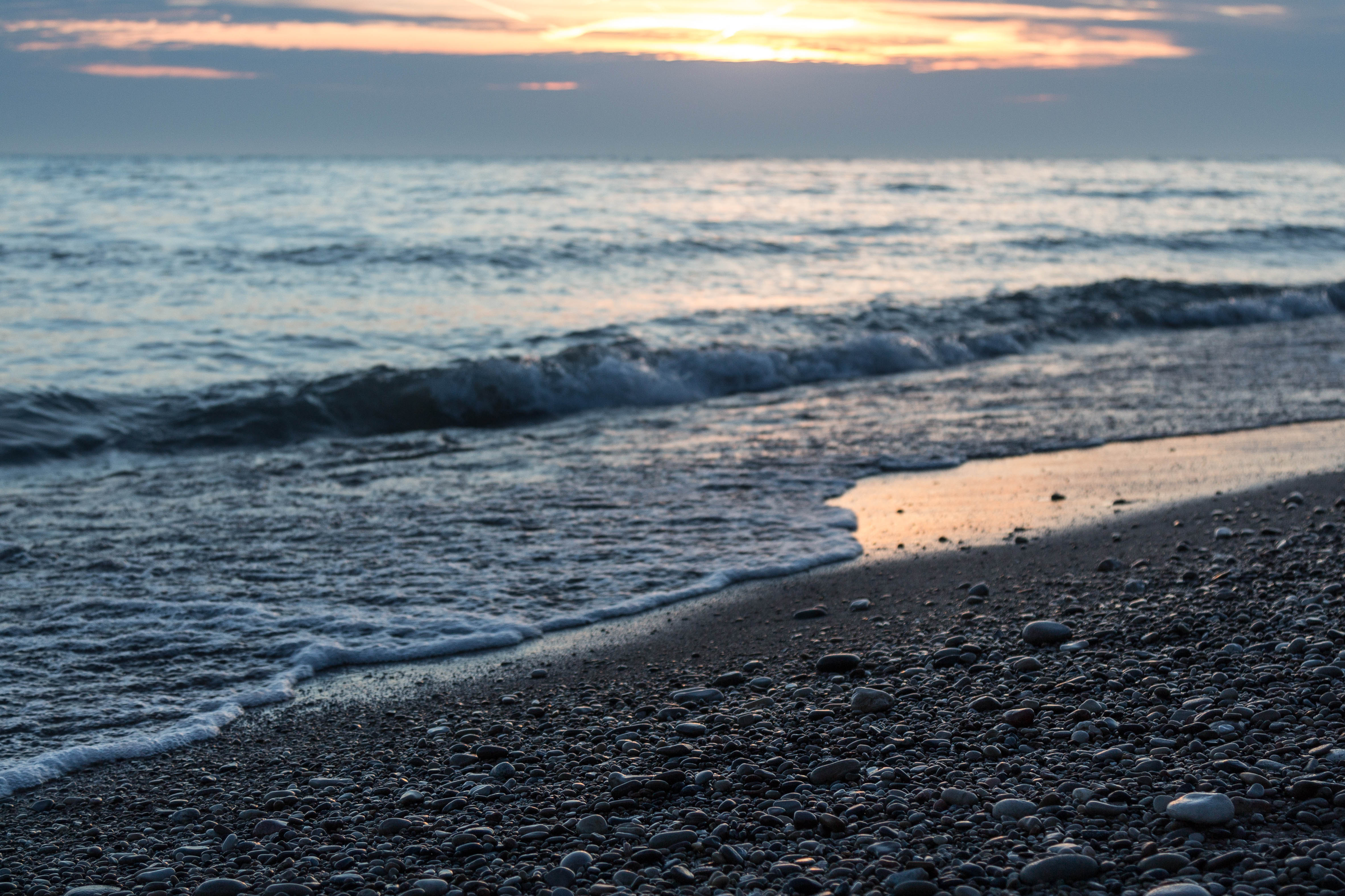 Sunrise over Lake Michigan February 2017 | https://www.roseclearfield.com