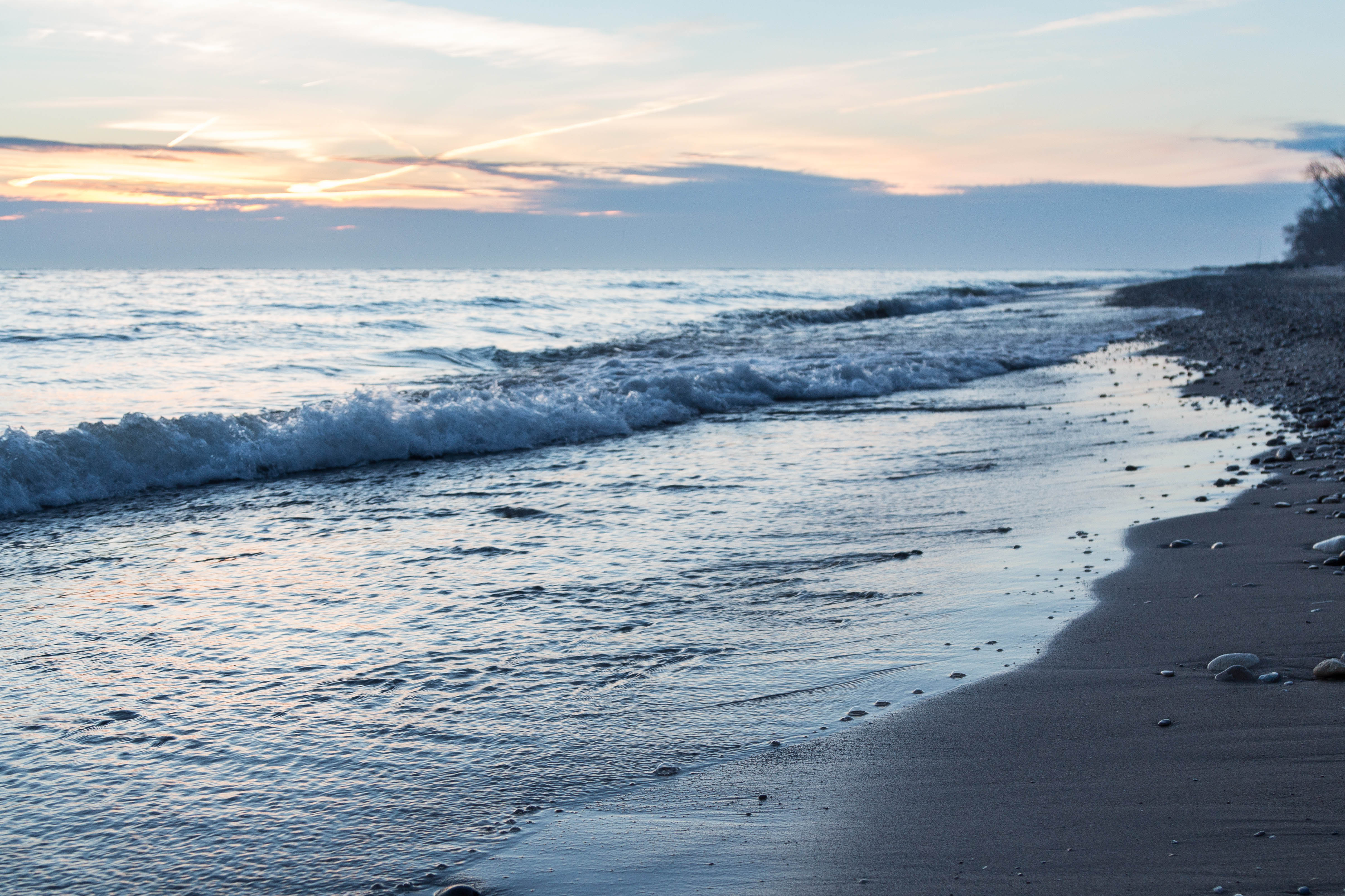 Sunrise over Lake Michigan February 2017 | https://www.roseclearfield.com