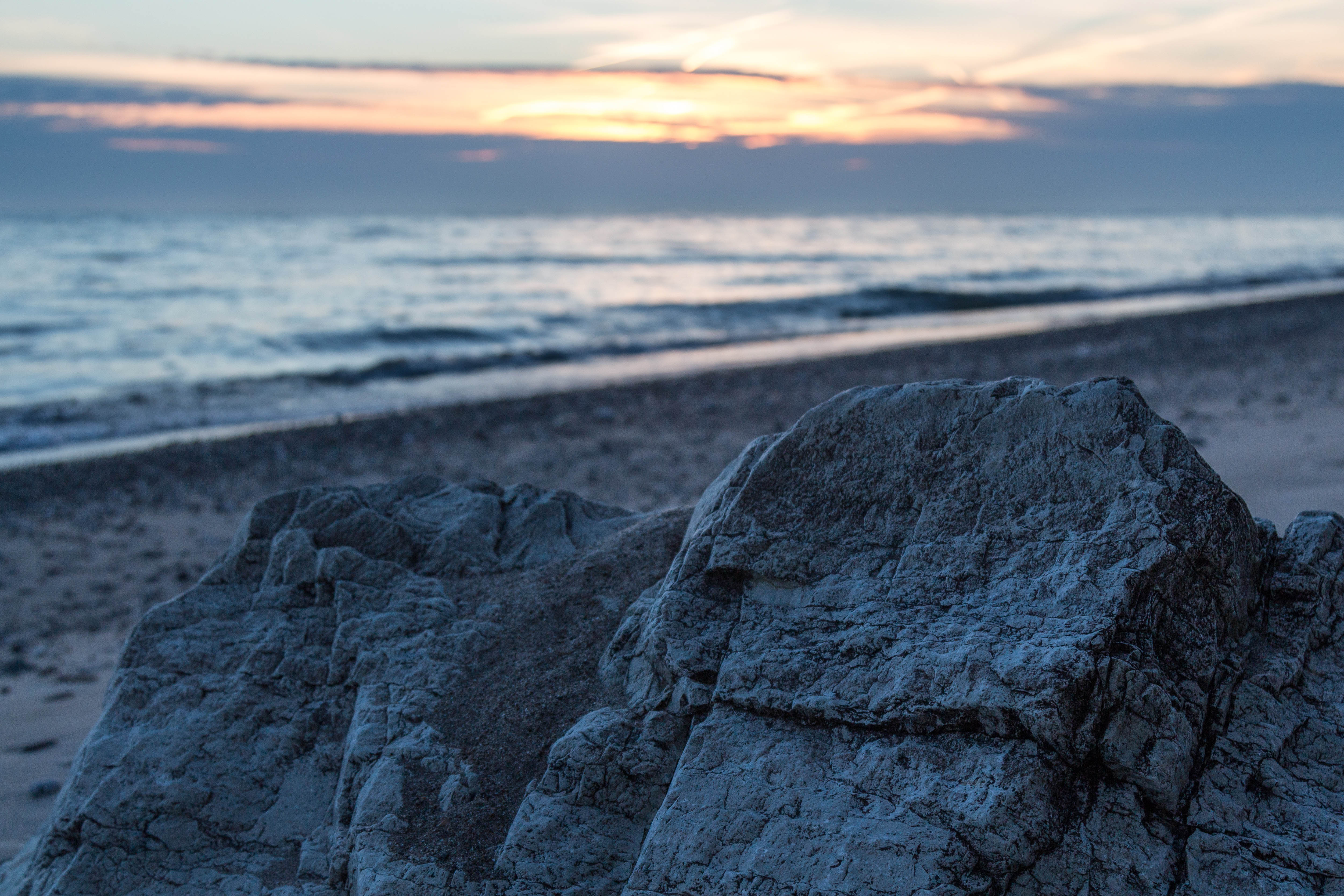 Sunrise over Lake Michigan February 2017 | https://www.roseclearfield.com