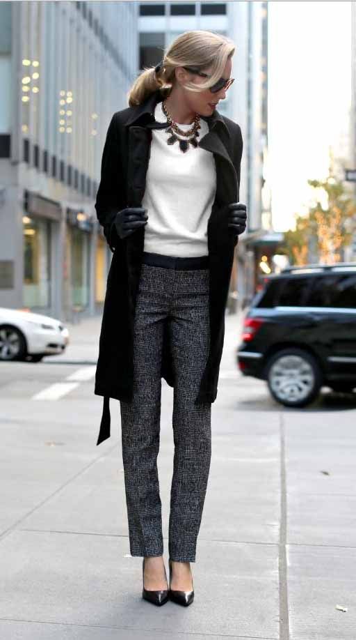 business casual winter wear