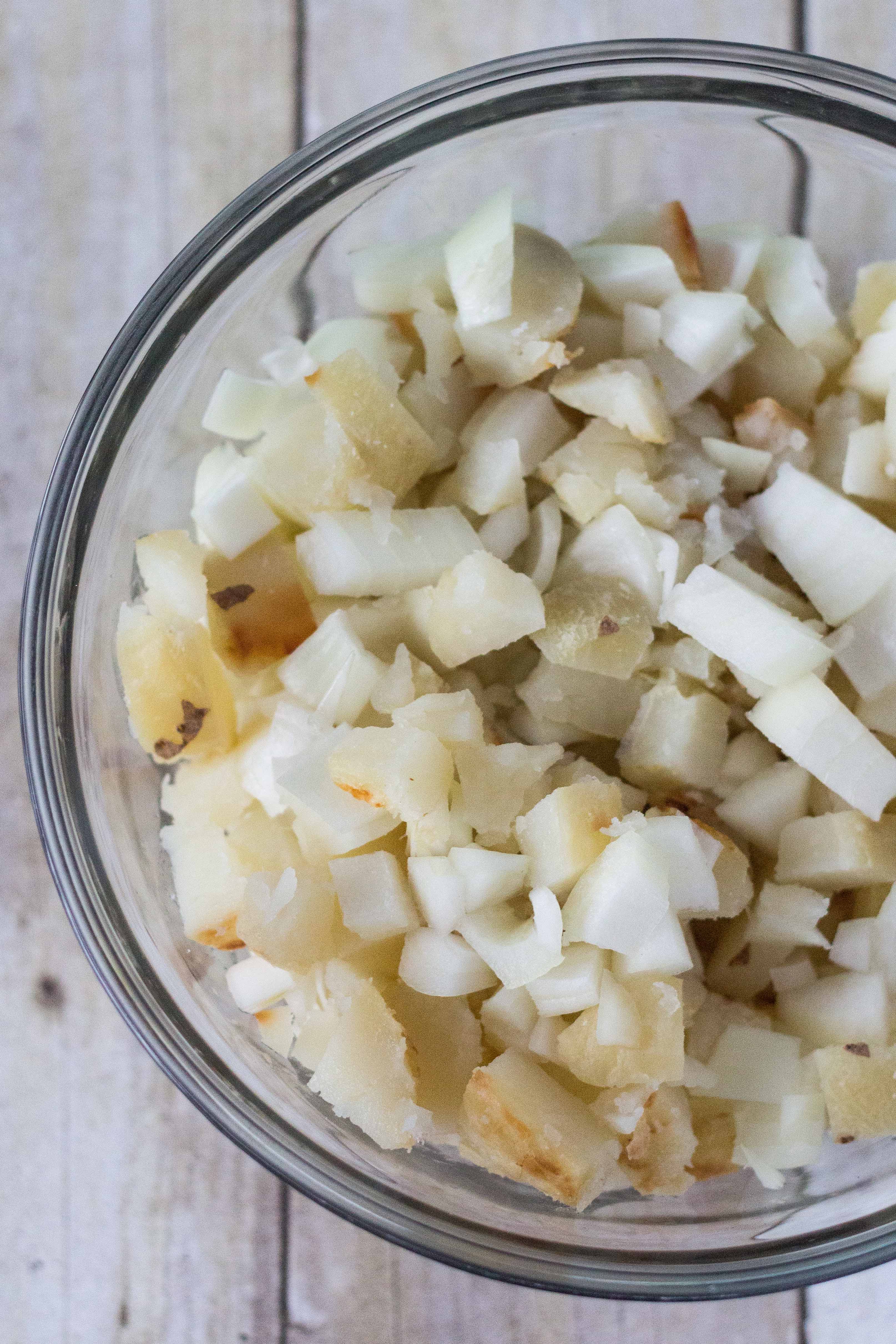 Baked Potato Soup with Colby-Jack Cheese and Bacon | https://www.roseclearfield.com