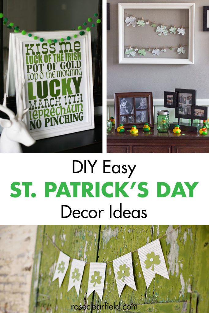 DIY Easy St. Patrick's Day Decor Ideas