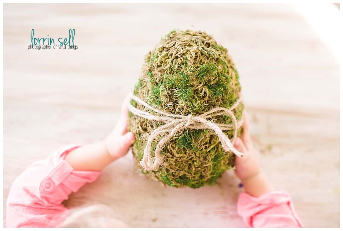 DIY Moss Covered Eggs via Itty Bitty by Lorrin | https://www.roseclearfield.com