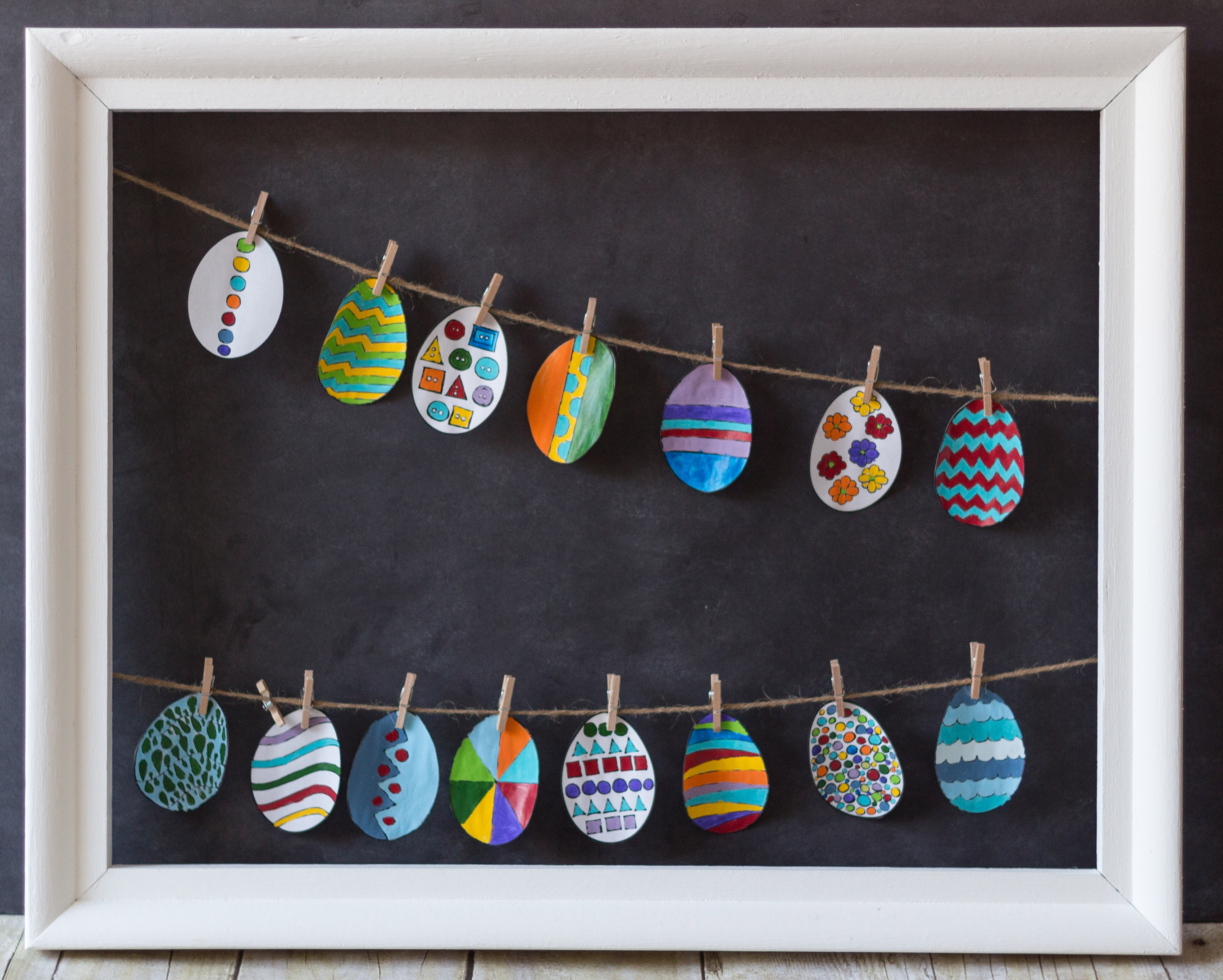 Easter 2017 Open Frame Decoration | https://www.roseclearfield.com