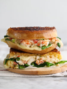 Kennebunkport Grilled Cheese Sandwich via Foodie Crush | https://www.roseclearfield.com