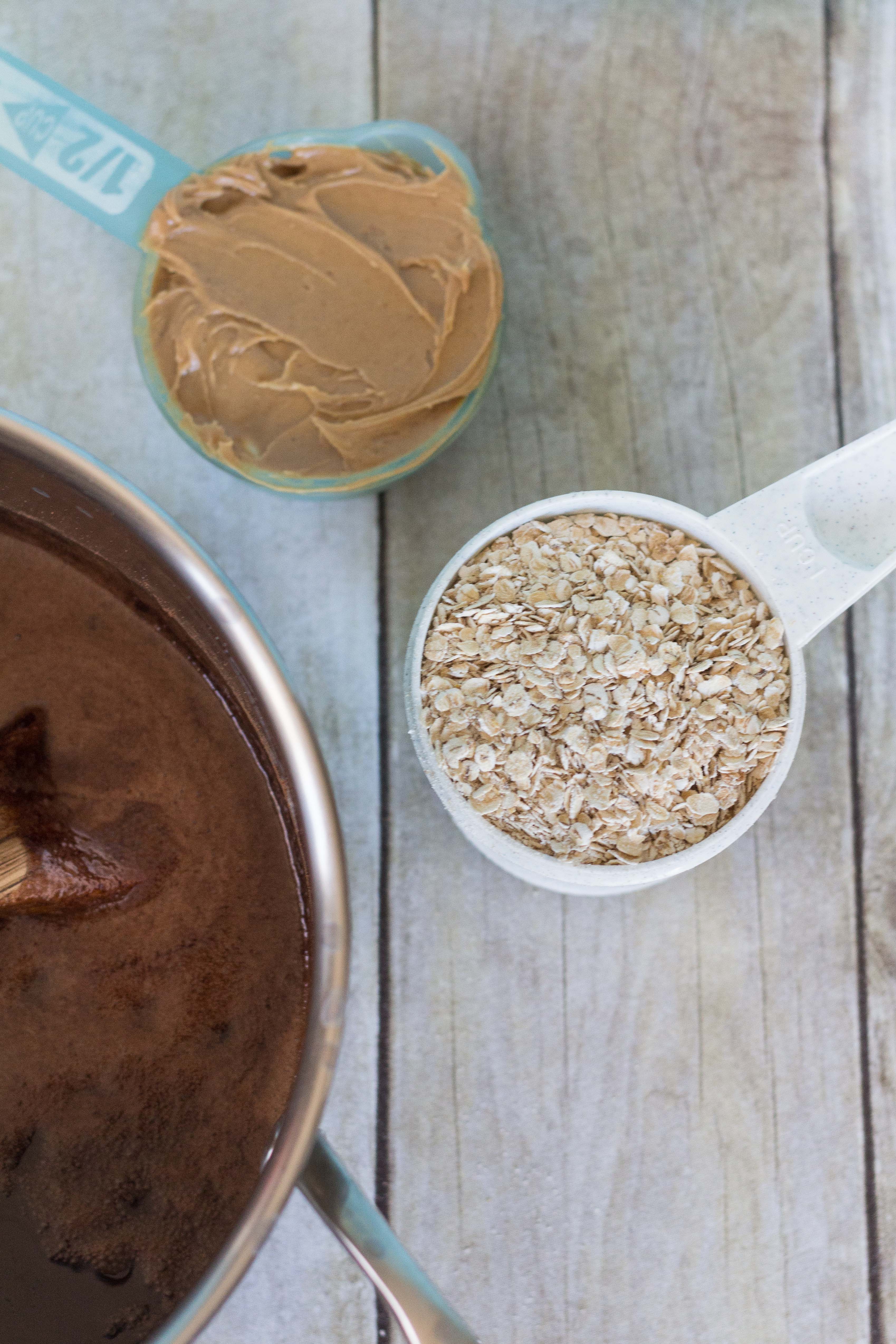 No-Bake Chocolate Oatmeal Peanut Butter Cookies | https://www.roseclearfield.com