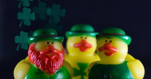 Shamrock Shaped Bokeh for St. Patrick's Day