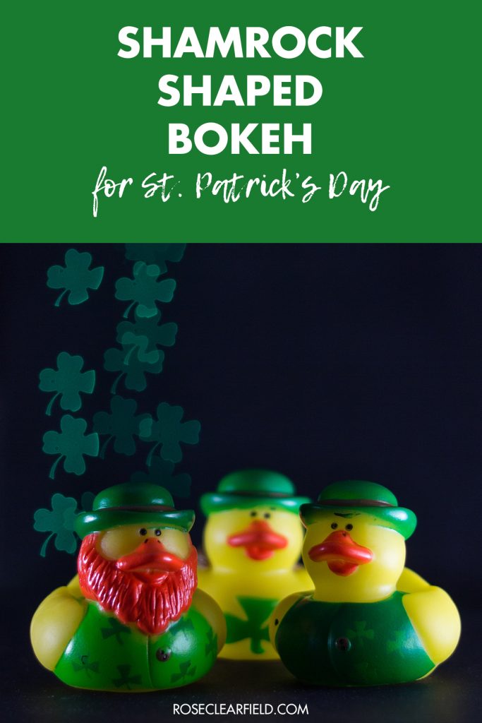 Shamrock Shaped Bokeh for St. Patrick's Day