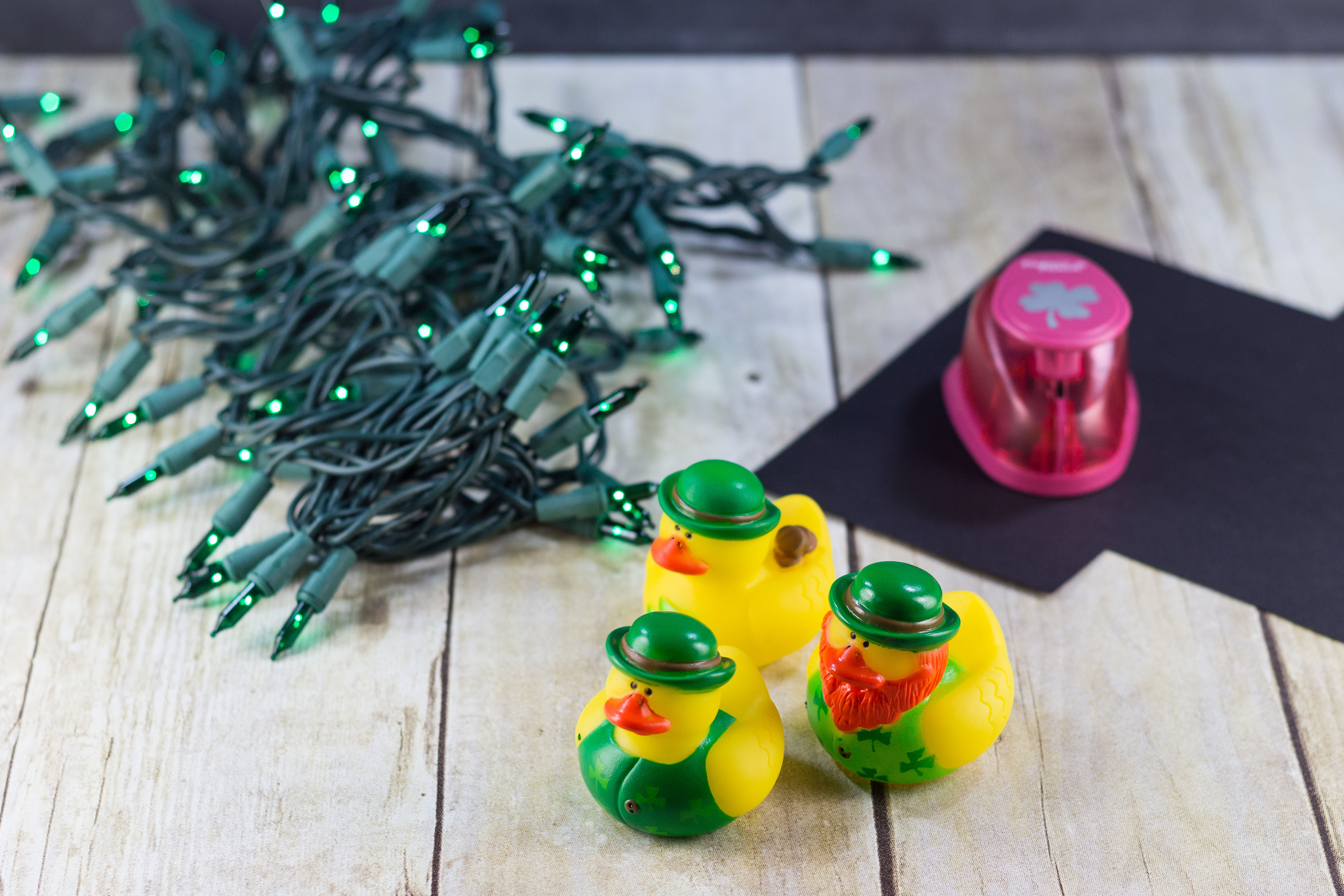 DIY Shamrock Shaped Bokeh Supplies | https://www.roseclearfield.com