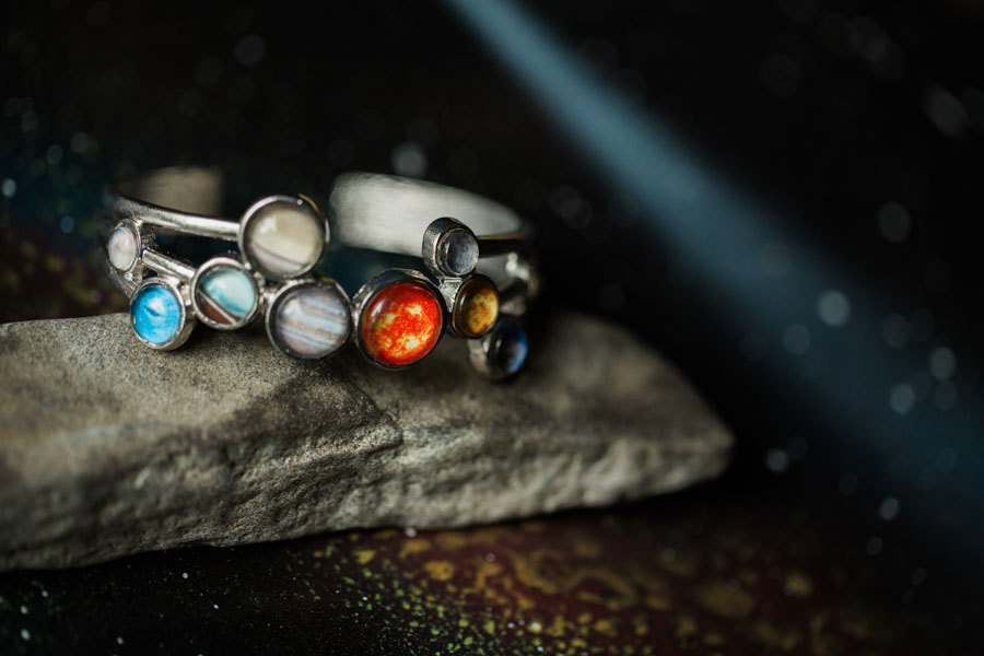 Yugentribe Solar System Bracelet | https://www.roseclearfield.com