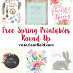 Free Spring Printables Round Up | https://www.roseclearfield.com