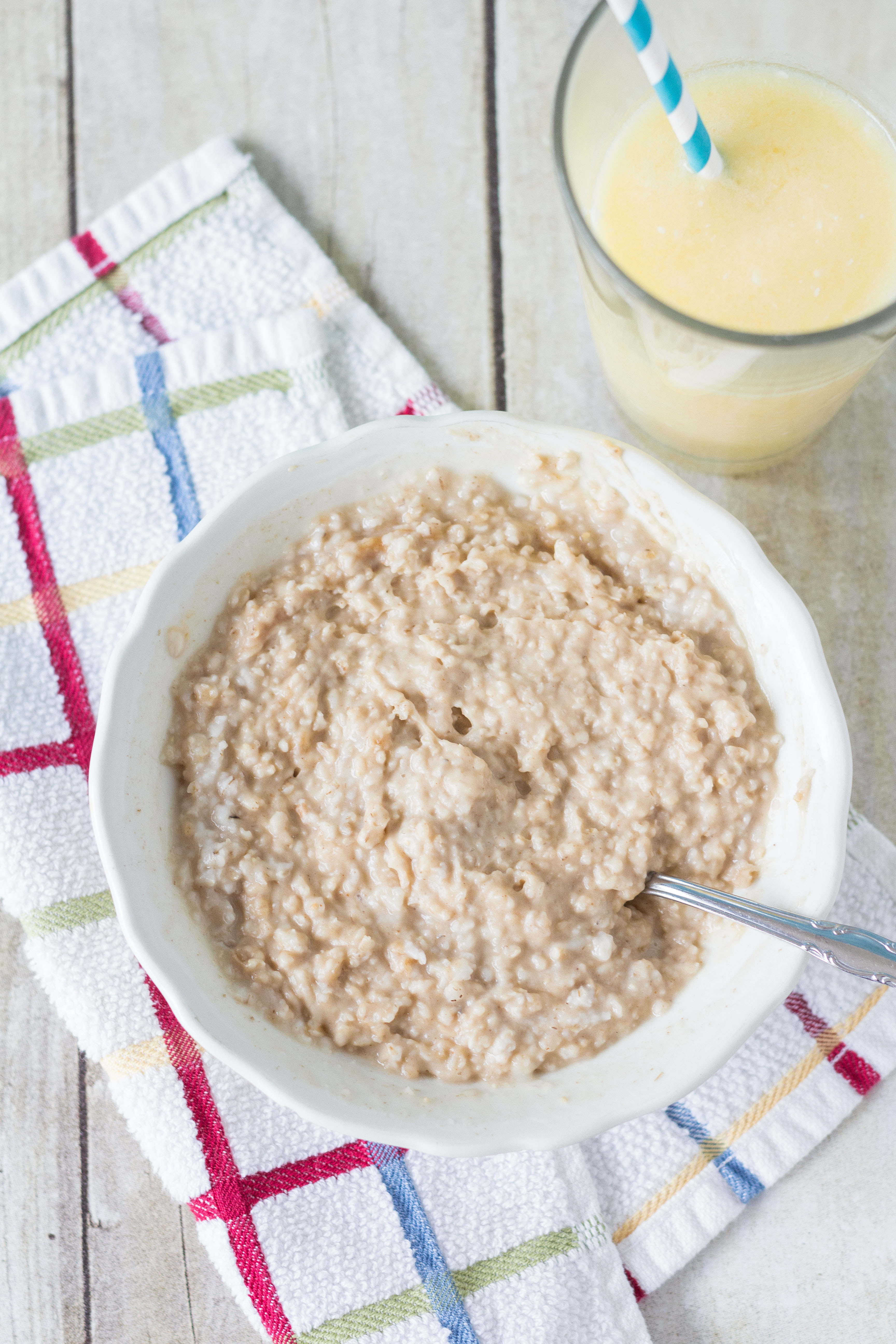 Pineapple and Mango Coconut Smoothie | https://www.roseclearfield.com