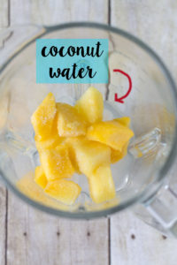 Pineapple and Mango Coconut Smoothie | https://www.roseclearfield.com