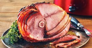 Slow Cooker Honey Glazed Ham