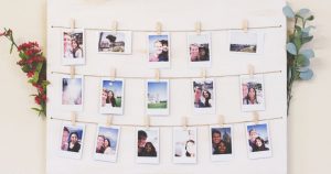 Clothespin Polaroid Photo Display The Wanderful Soul