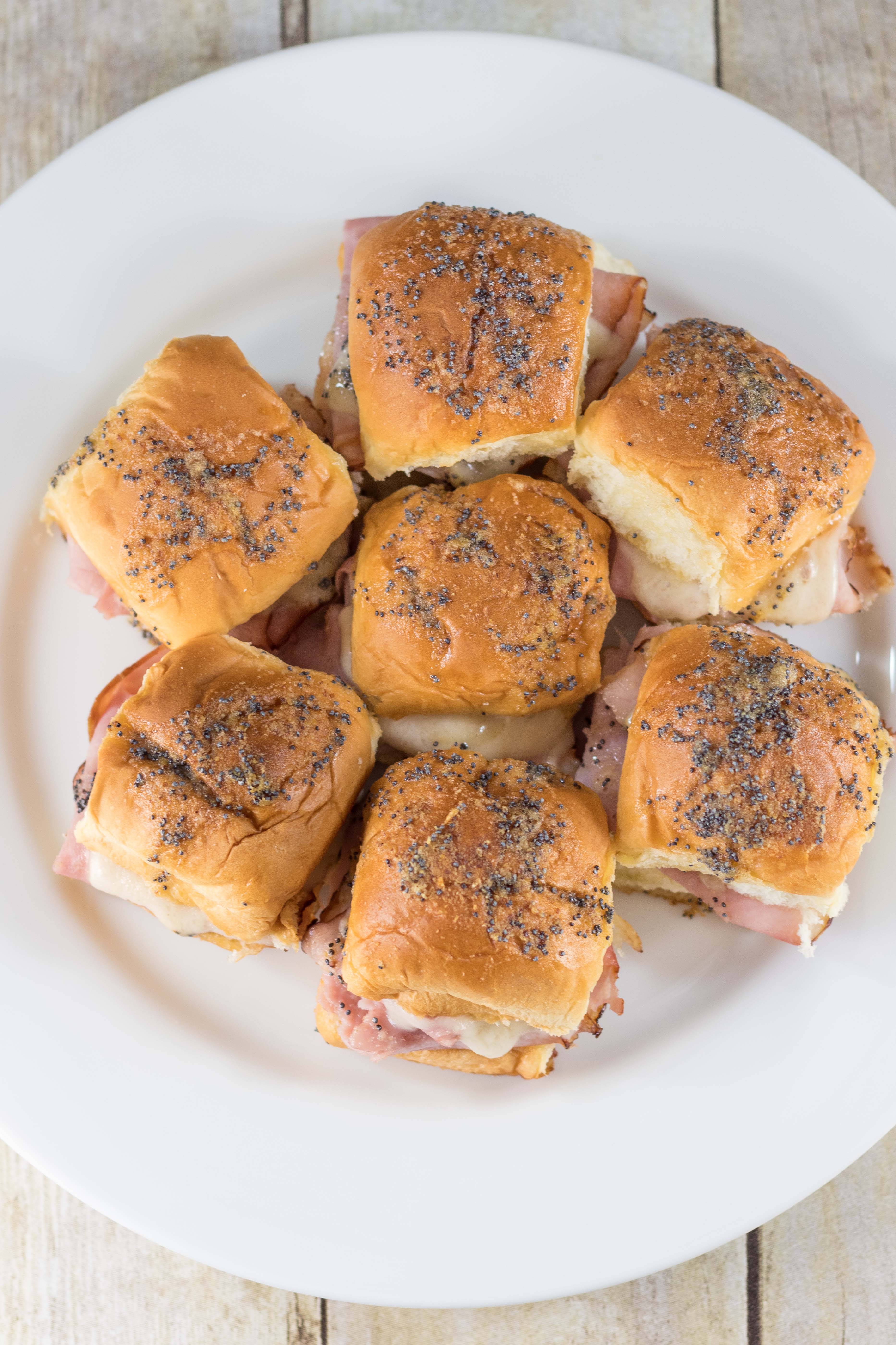 Ham and Swiss Cheese Sliders 2-3 A • Rose Clearfield