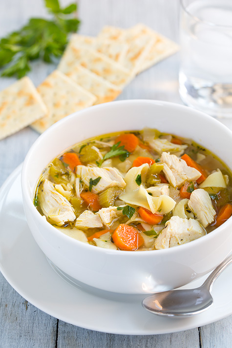 30 Days of Healthy Chicken Dinner Recipes - Slow Cooker Chicken Noodle Soup Cooking Classy | https://www.roseclearfield.com