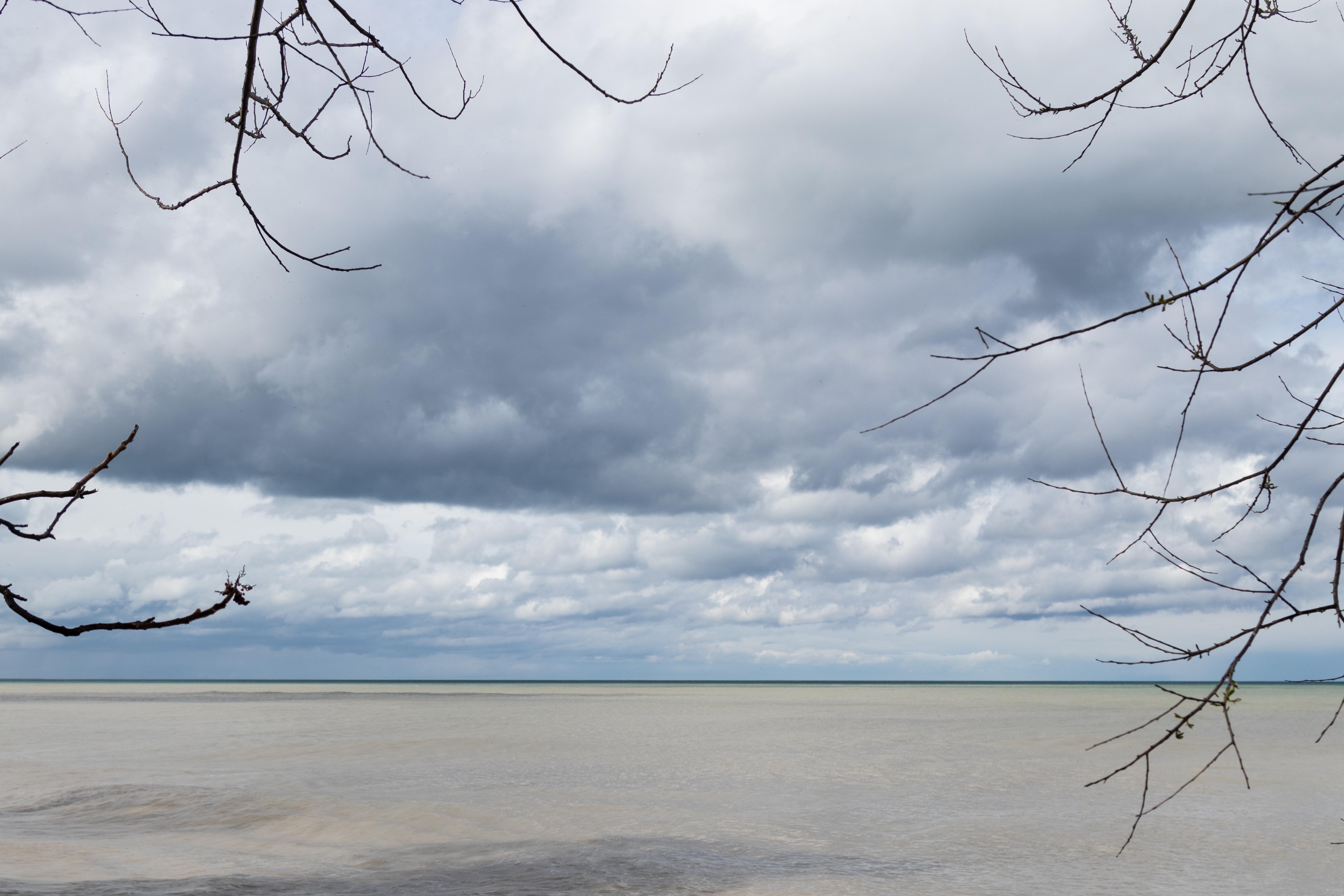 Stormy Beach Early May 2017 | https://www.roseclearfield.com