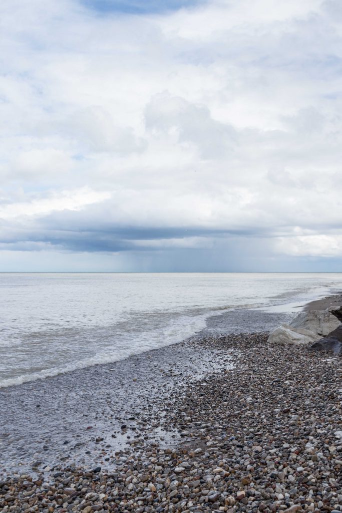 Stormy Beach Early May 2017 | https://www.roseclearfield.com