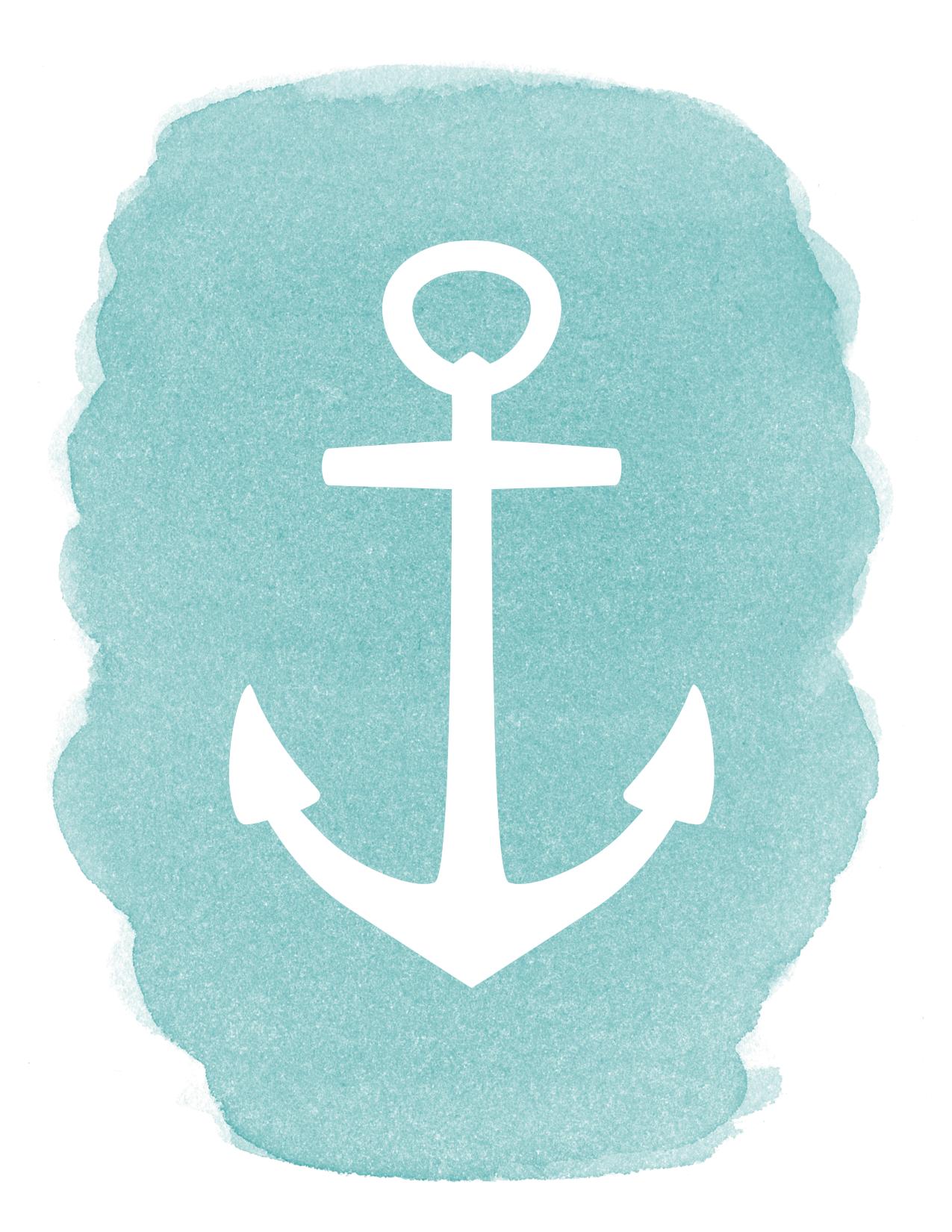 Free Summer Printables - Anchor Print via Making Home Base | https://www.roseclearfield.com