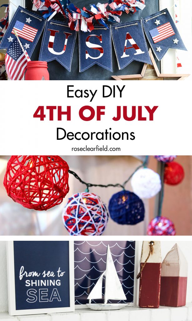 Easy DIY 4th of July Decorations