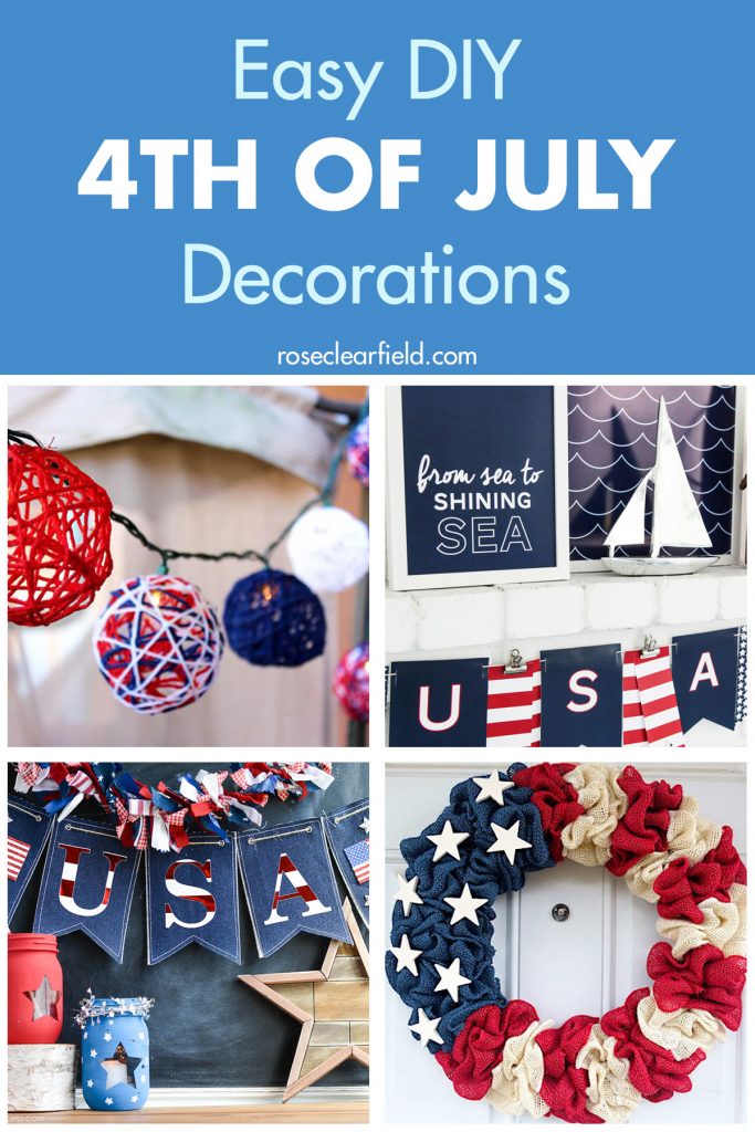 Easy DIY Fourth of July Decorations