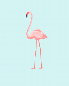 Free Summer Printables - Flamingo Printable via Oh So Lovely | https://www.roseclearfield.com