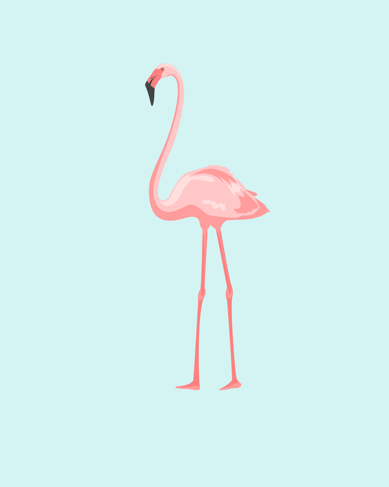 Free Summer Printables - Flamingo Printable via Oh So Lovely | https://www.roseclearfield.com