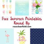 Free Summer Printables | https://www.roseclearfield.com