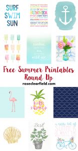 Free Summer Printables | https://www.roseclearfield.com
