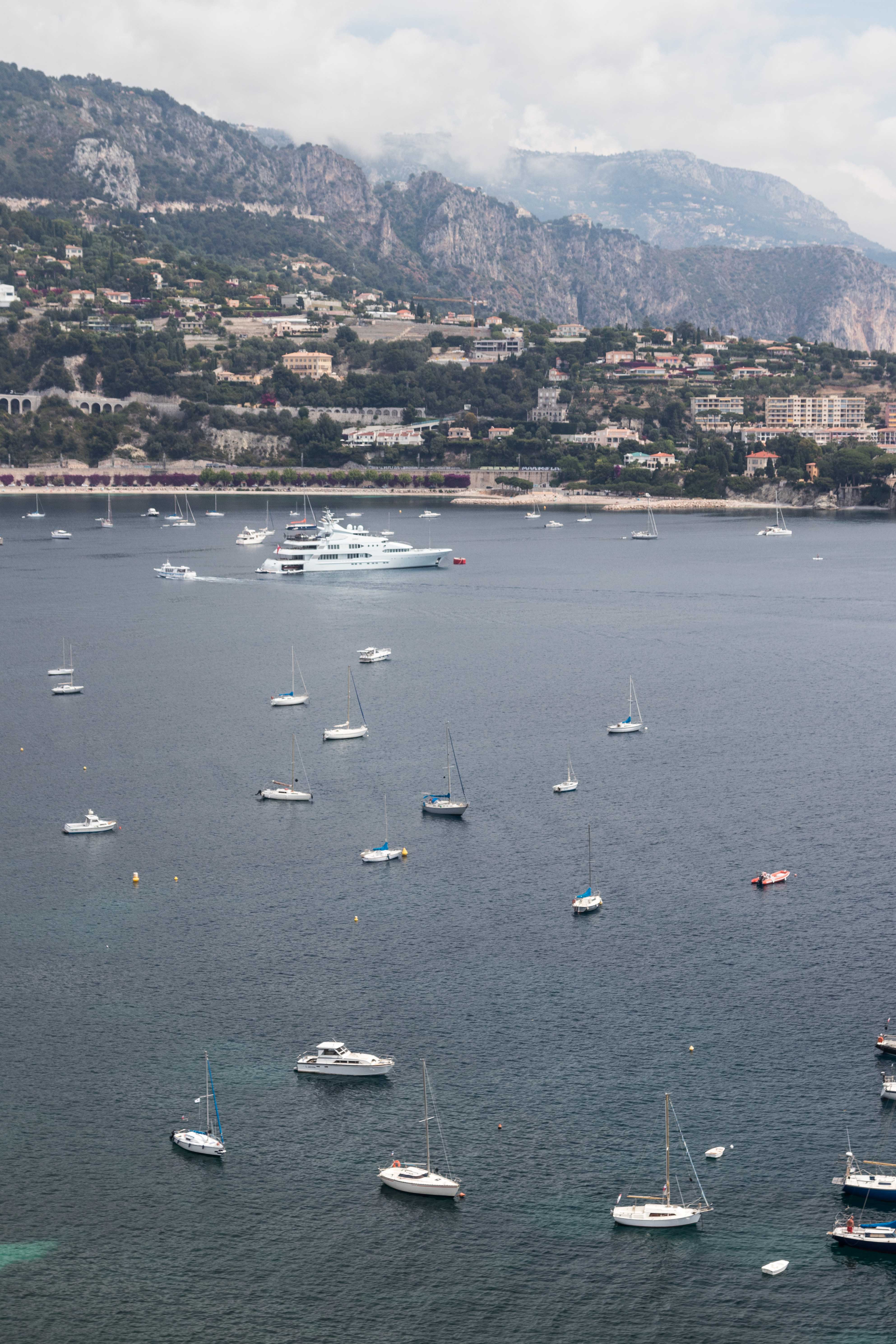 Boats on the French Riviera Coast | https://www.roseclearfield.com