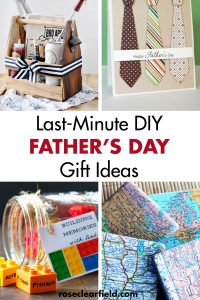 Last Minute DIY Father's Day Gift Ideas