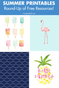 Summer Printables Round-Up of Free Resources