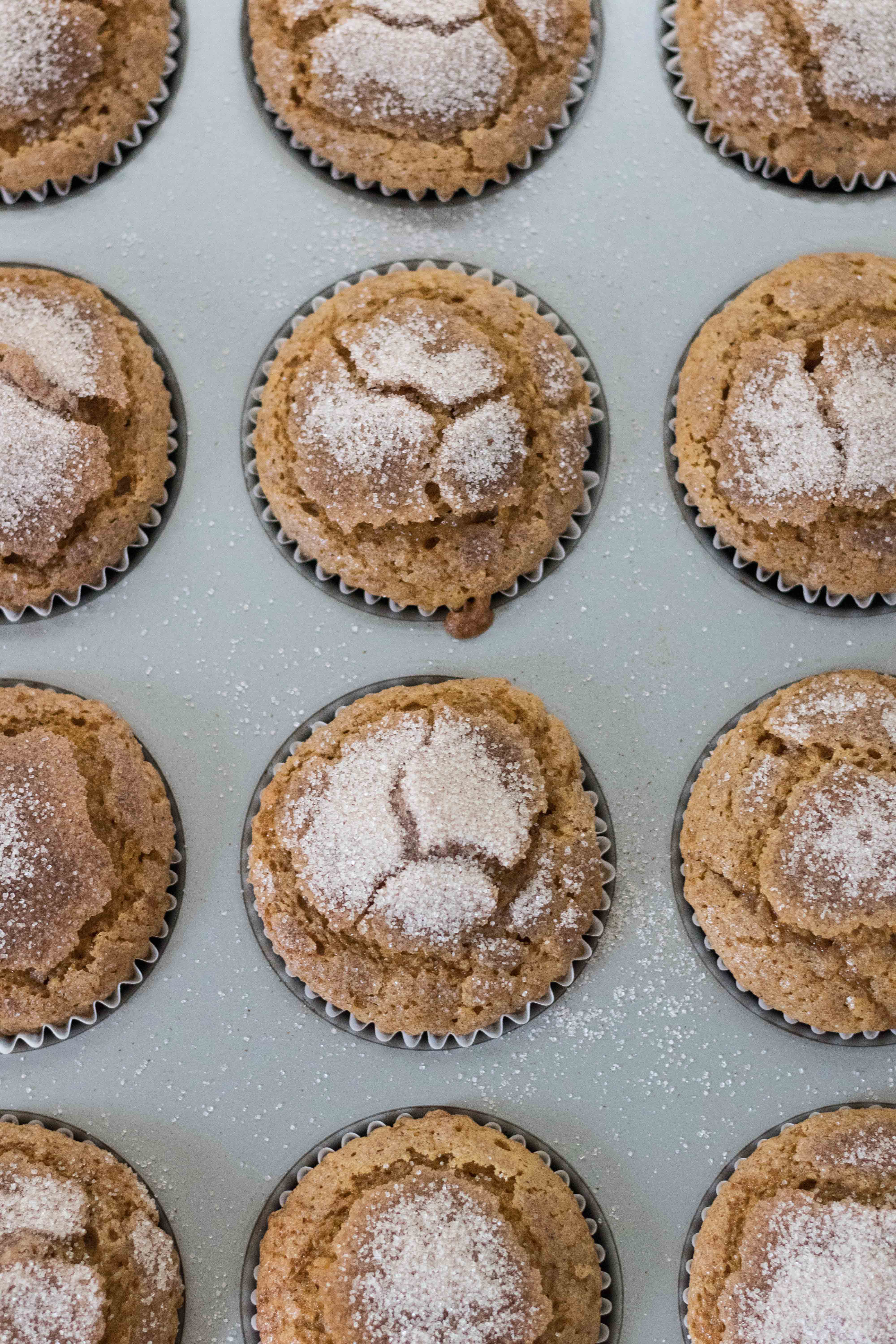 Cinnamon Sugar Pumpkin Muffins | https://www.roseclearfield.com