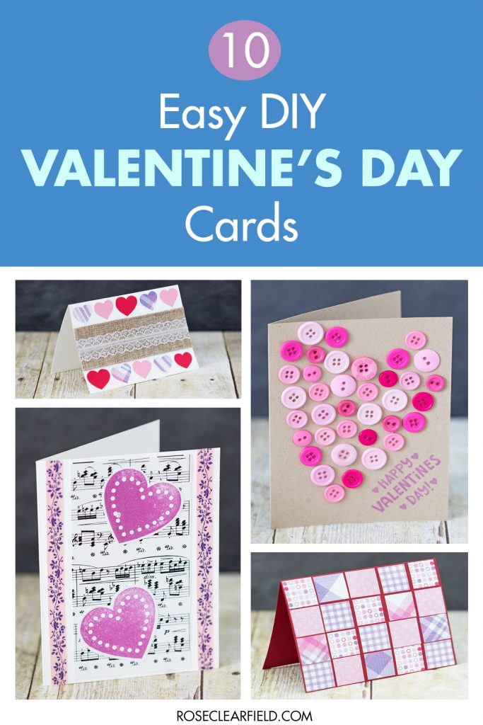 10 Easy DIY Valentine's Day Cards