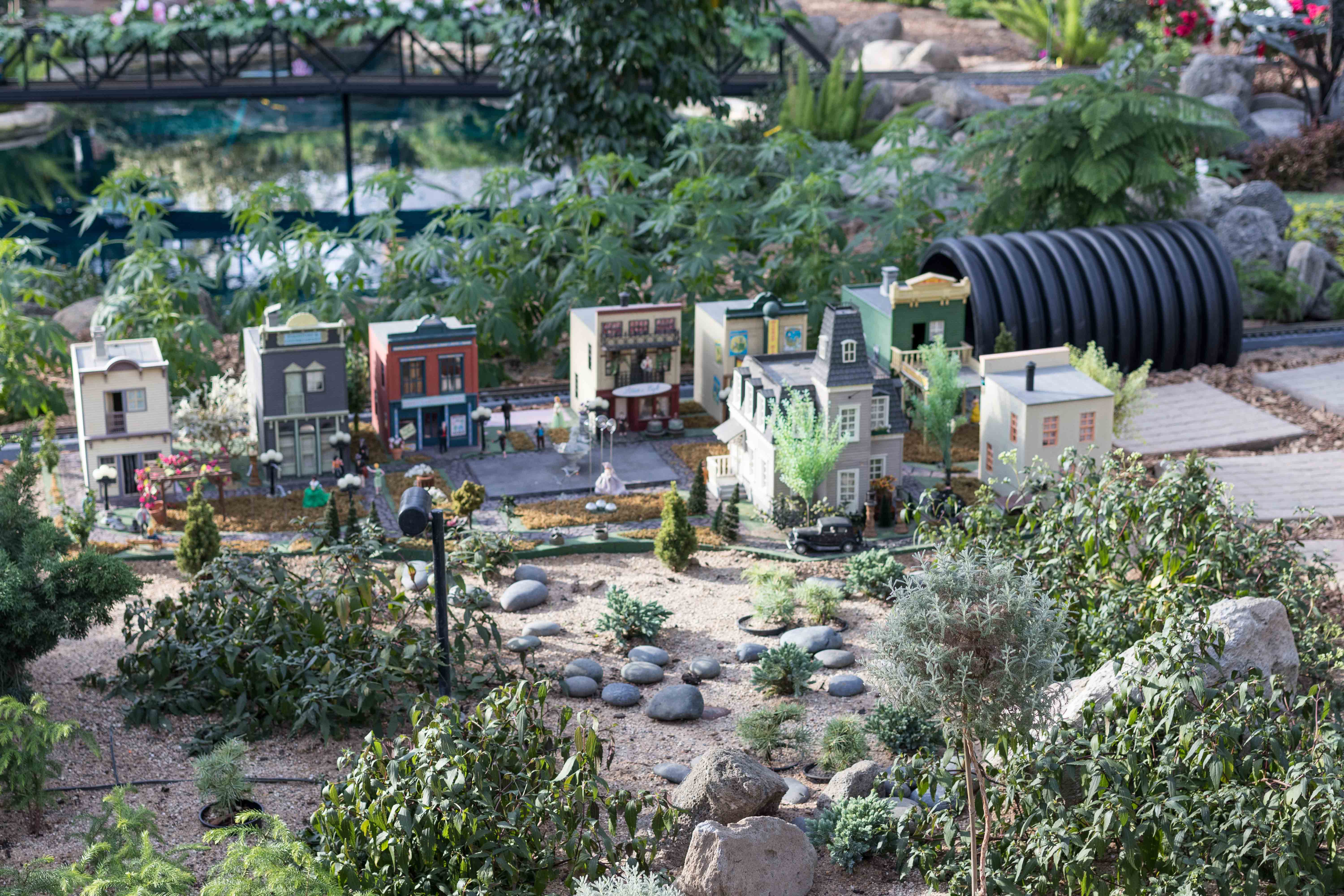 Railroad to Wonderland Garden Train Show at the Domes | https://www.roseclearfield.com