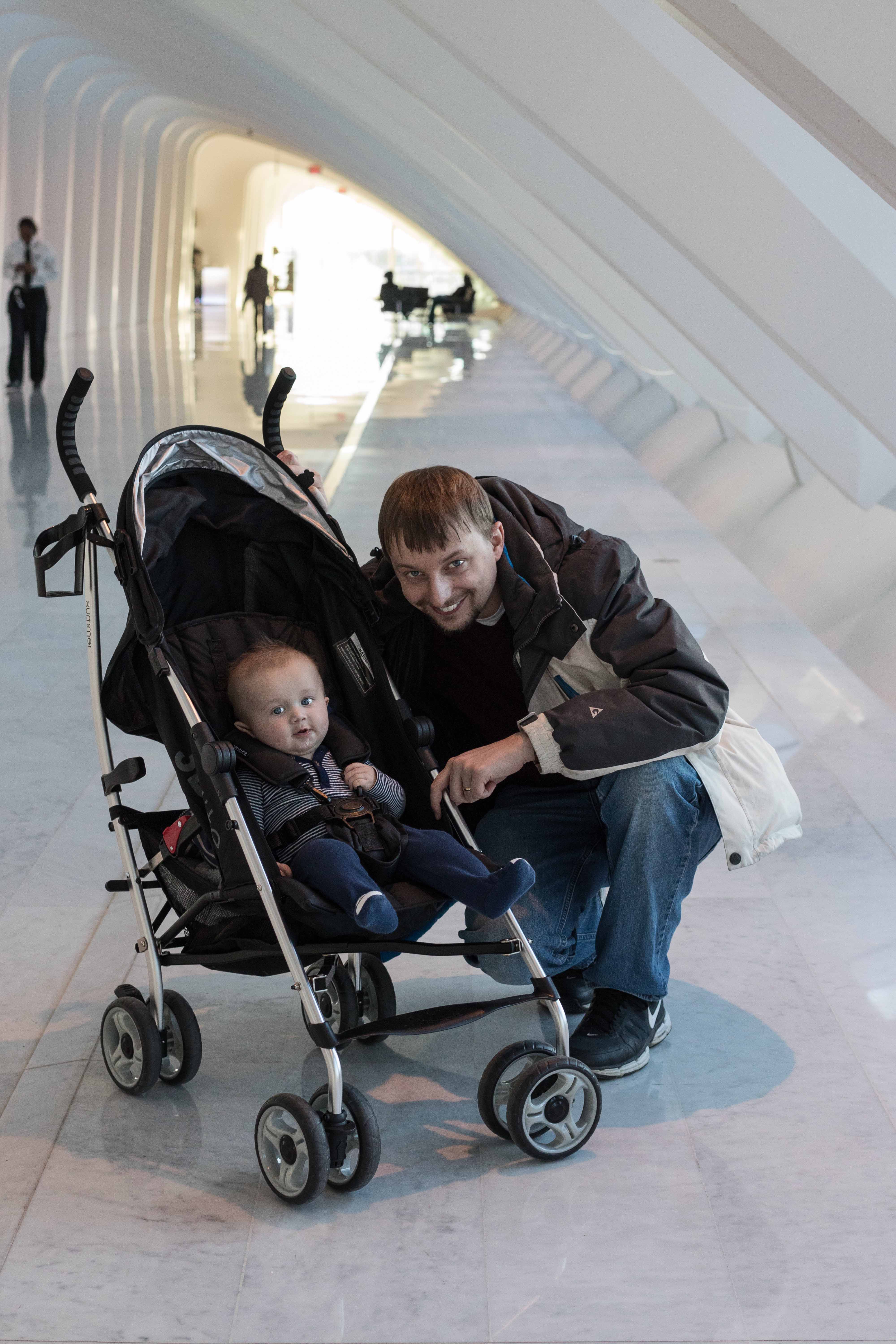 Jake and Tommy at the Milwaukee Art Museum January 2018 | https://www.roseclearfield.com