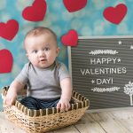 Valentine's Day Baby Photo Idea | https://www.roseclearfield.com